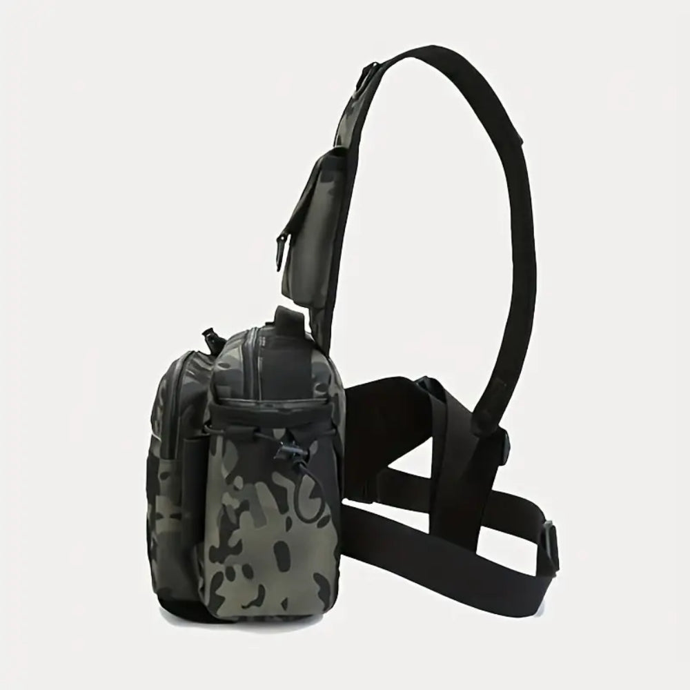 Fishing Tackle Backpack with Rod Holder and Gear Storage