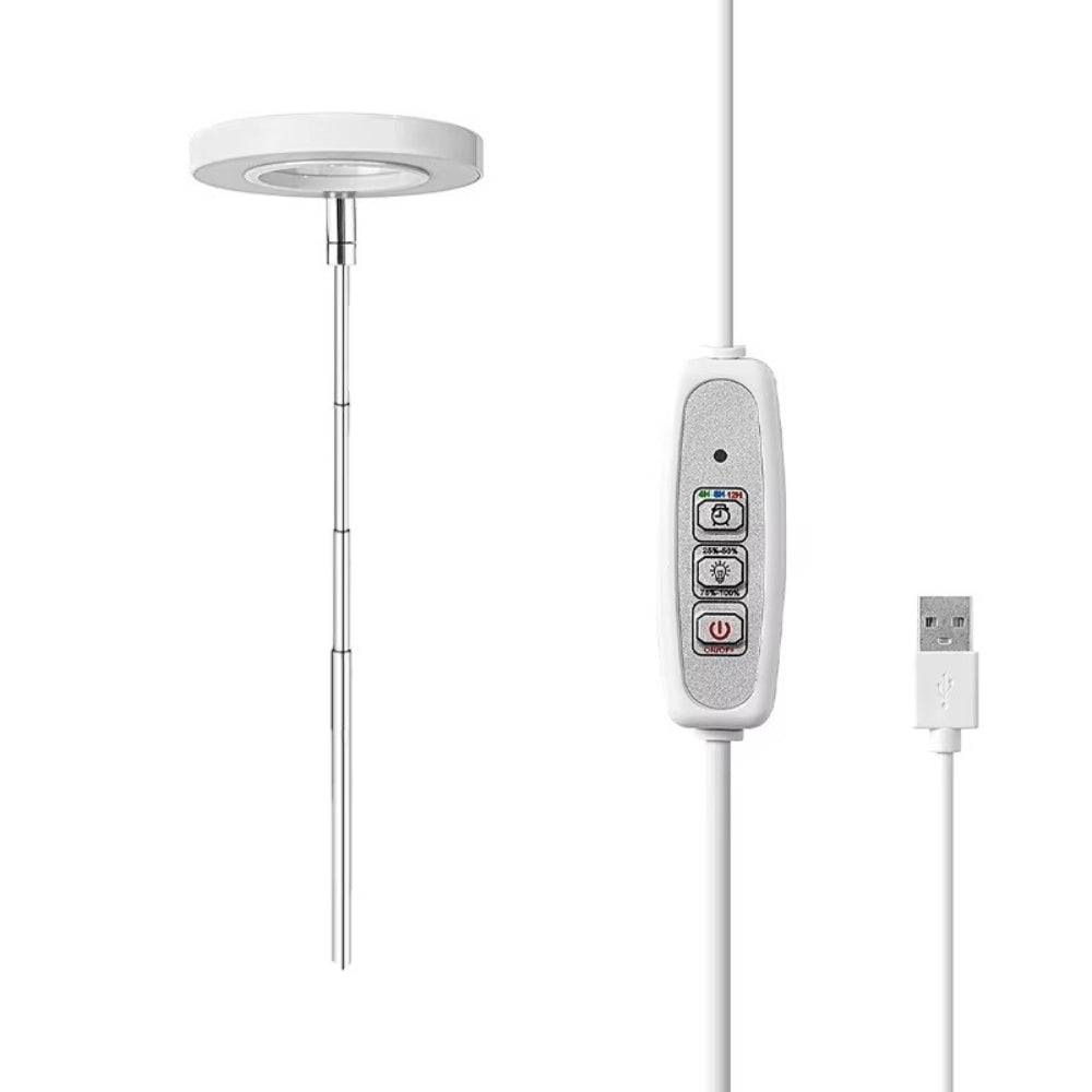 LED Plant Growth Light USB Timer Adjustable Height