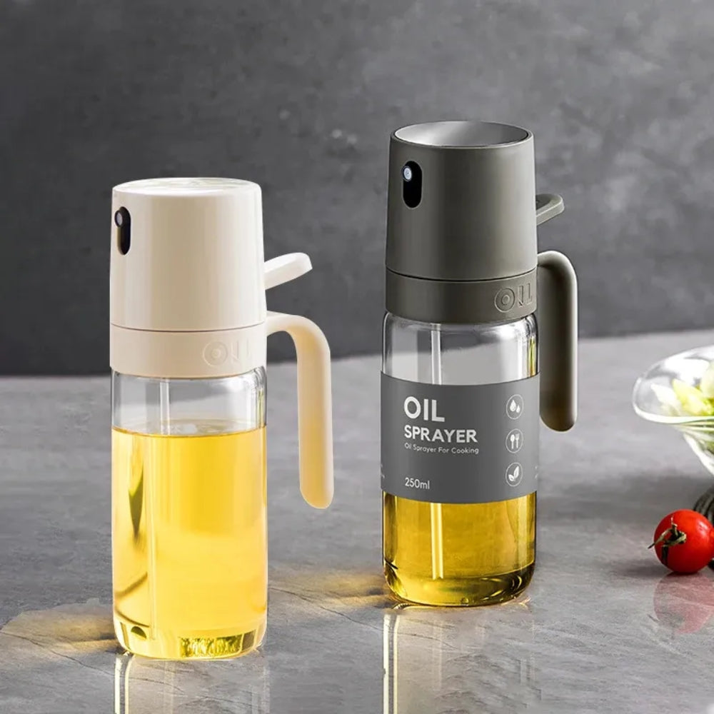 Oil Spray Bottle Glass Cooking Dispenser