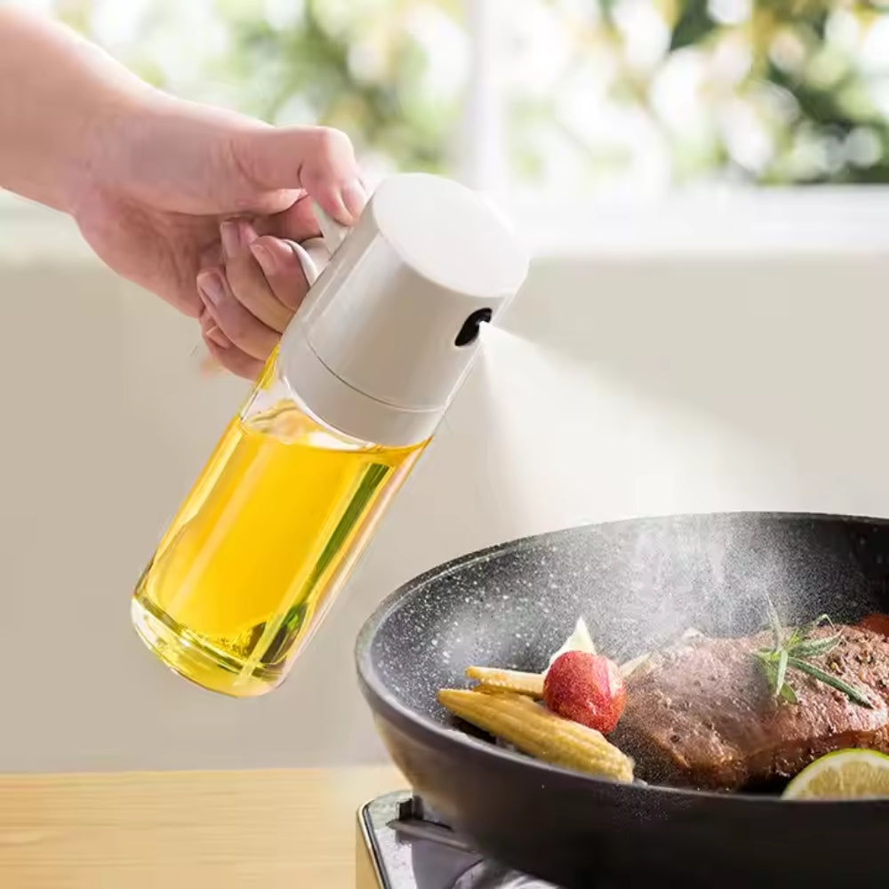 Oil Spray Bottle Glass Cooking Dispenser