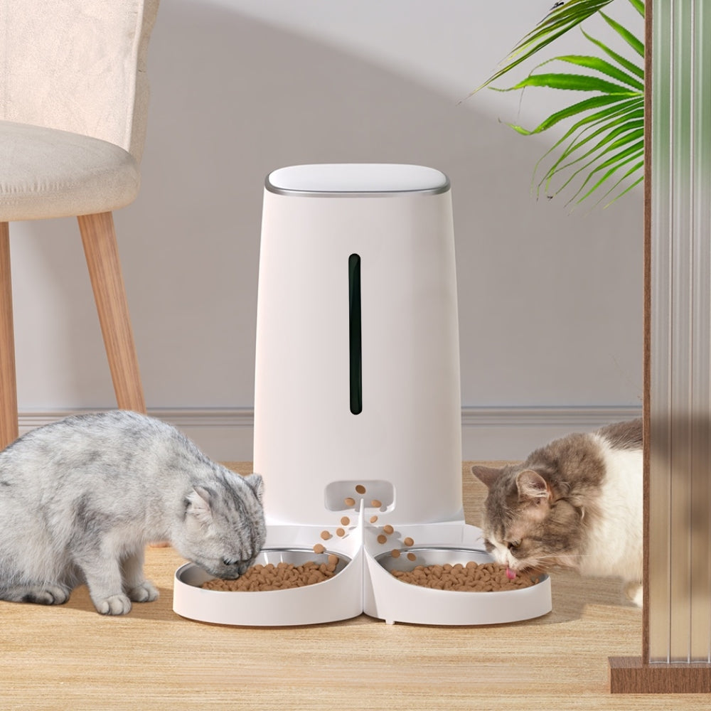 WiFi Automatic Cat Feeder with APP Control 4L Food Dispenser