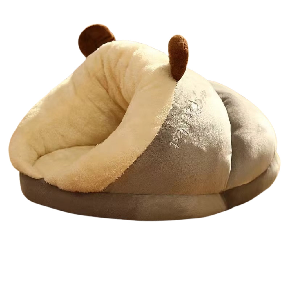 Foldable Slipper Shaped Pet Bed House for Cats and Dogs