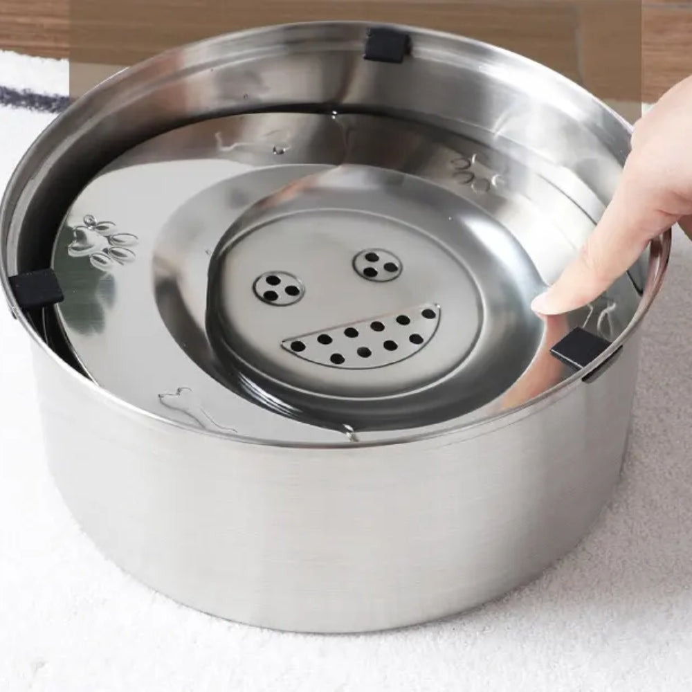No Spill Dog Water Bowl Anti Splash Non Slip Feeder