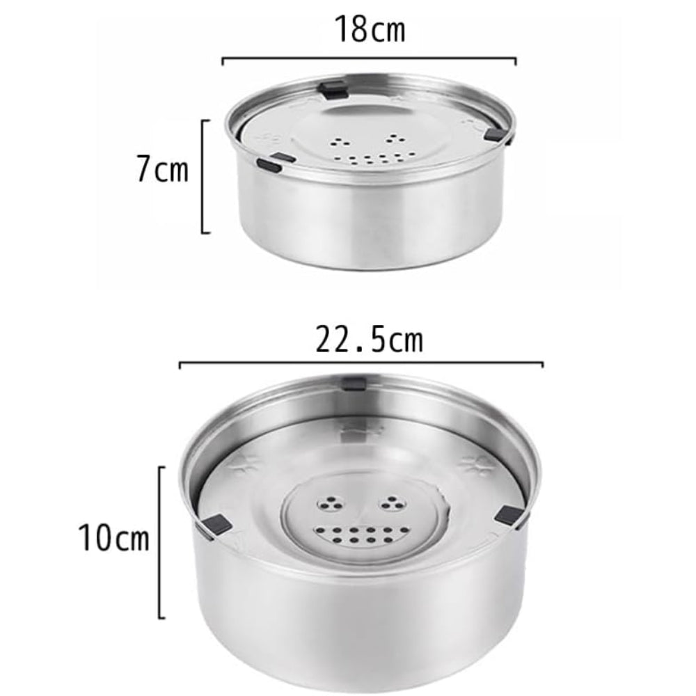 No Spill Dog Water Bowl Anti Splash Non Slip Feeder