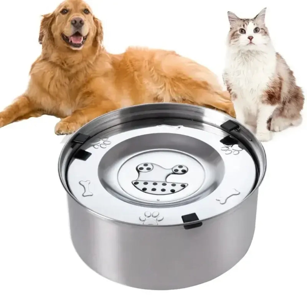 No Spill Dog Water Bowl Anti Splash Non Slip Feeder