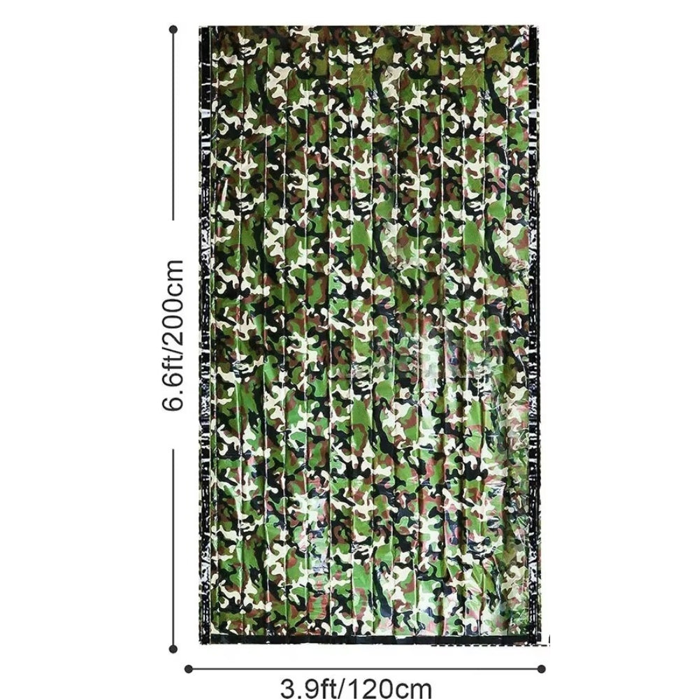 Camouflage Waterproof Emergency Sleeping Bag for Outdoor Camping and Survival