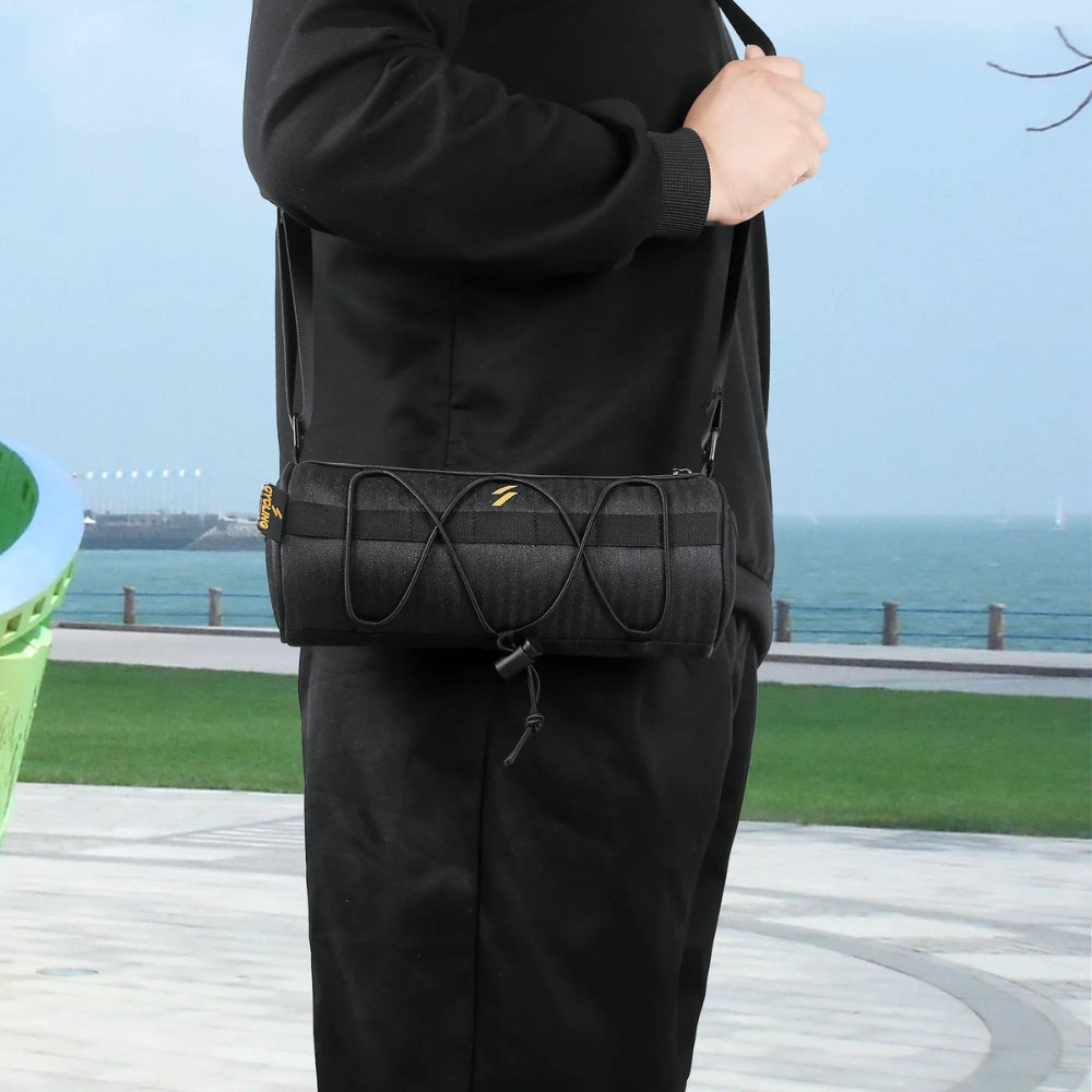 Handlebar Bag Multifunction Bicycle Frame Pannier and Shoulder Bag