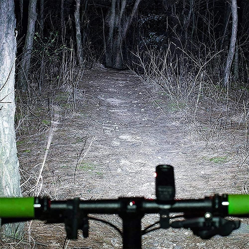 USB Rechargeable Bike Light LED Headlight 6 Modes