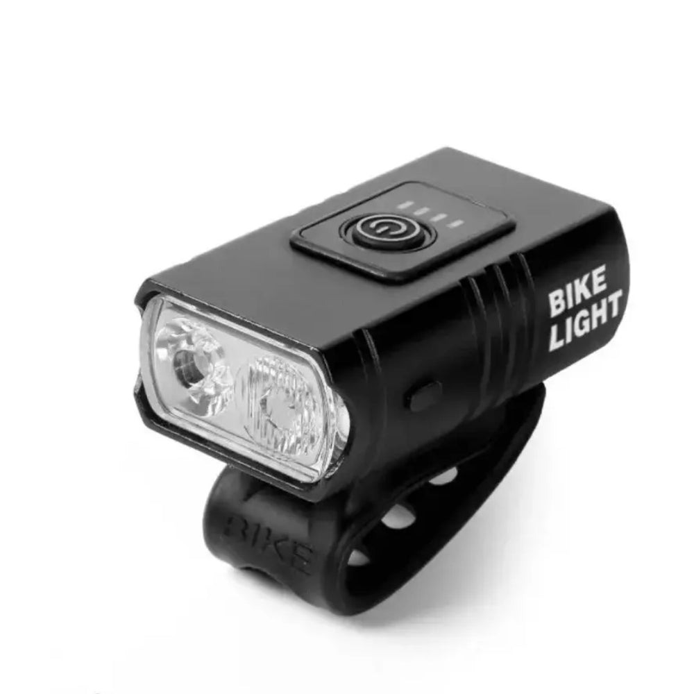 USB Rechargeable Bike Light LED Headlight 6 Modes