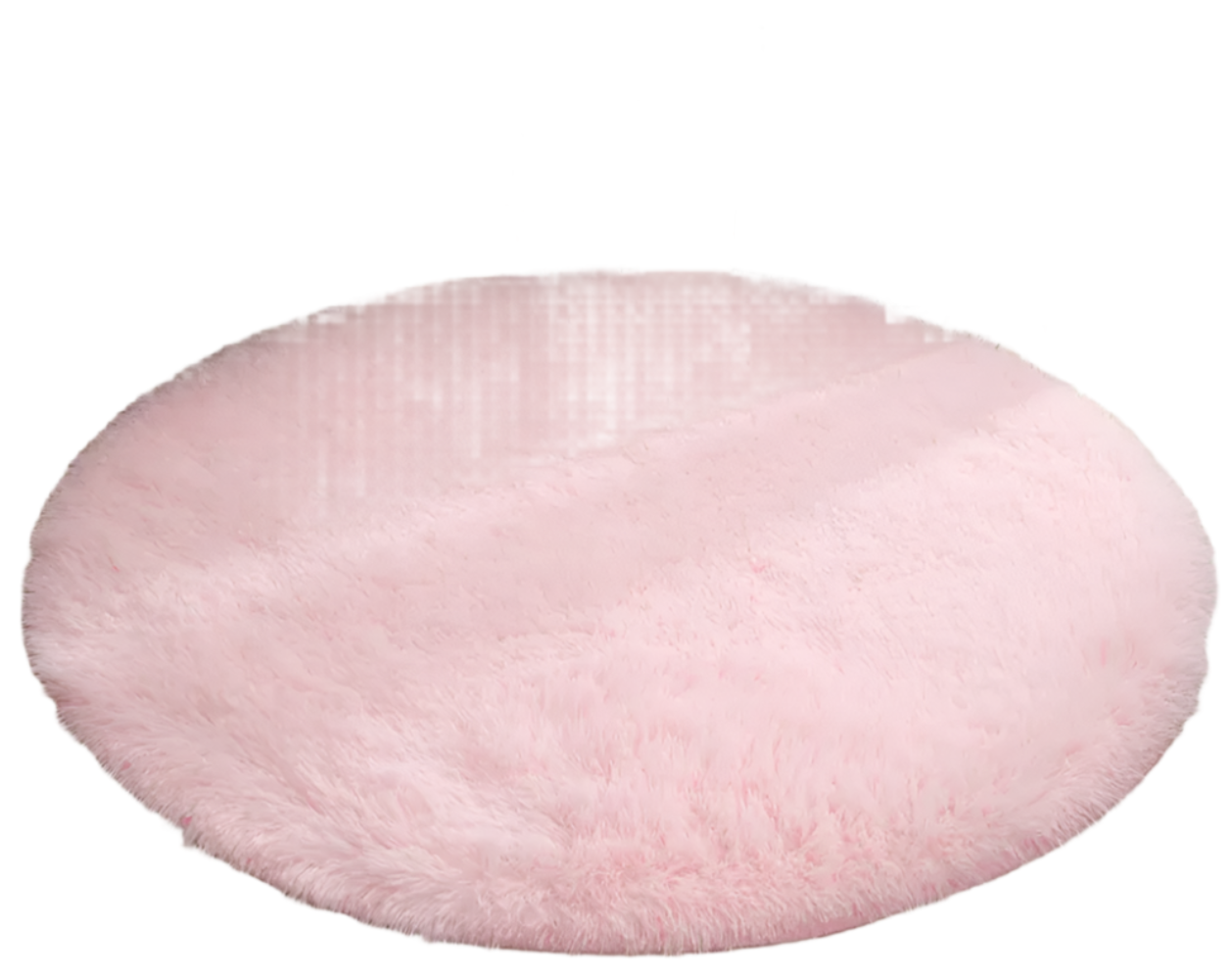 Plush Round Shag Rug Ultra Soft Fluffy Carpet for Children’s Bedroom Decor