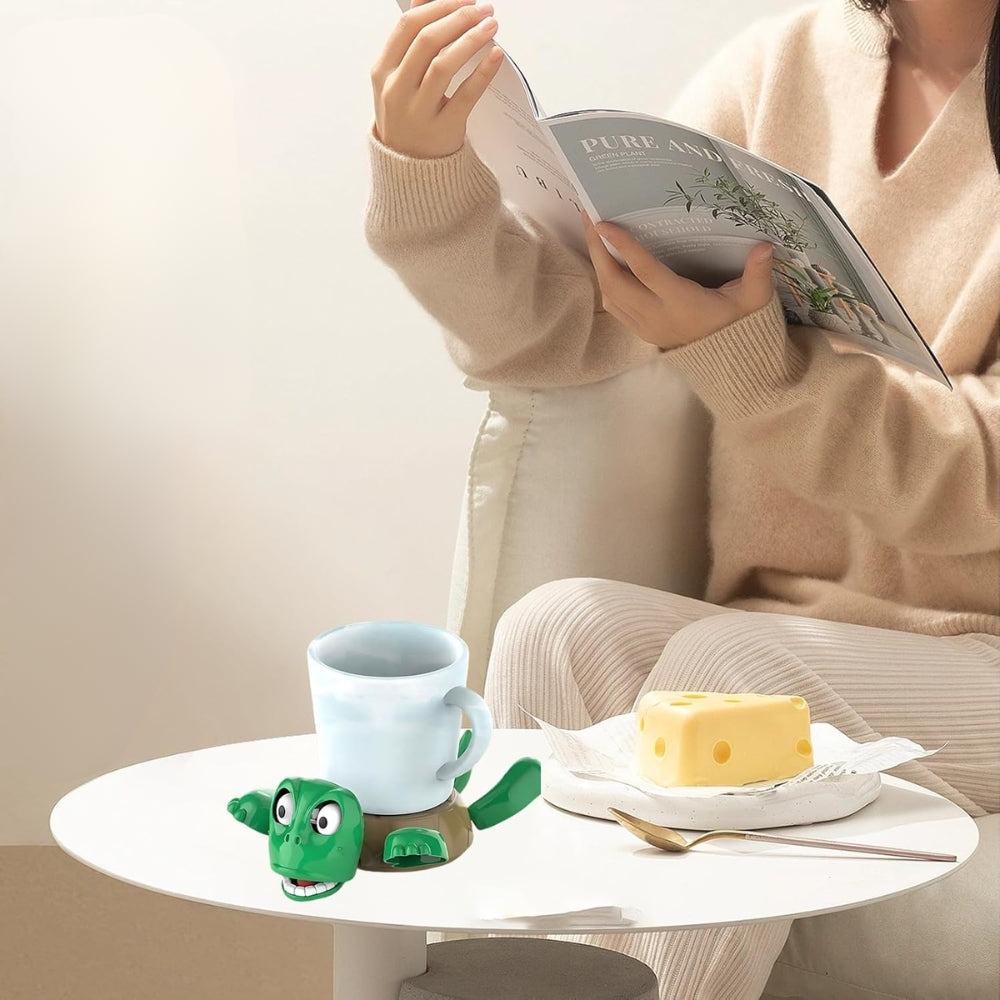 Panicked Turtle 3D Printed Funny Coaster Insulation Cup Pad Mug Holder