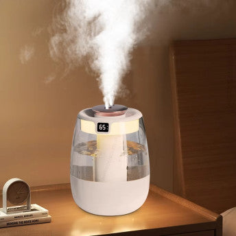 1300ml Aroma Humidifier Double Spray Port USB Water Humidifier with Light