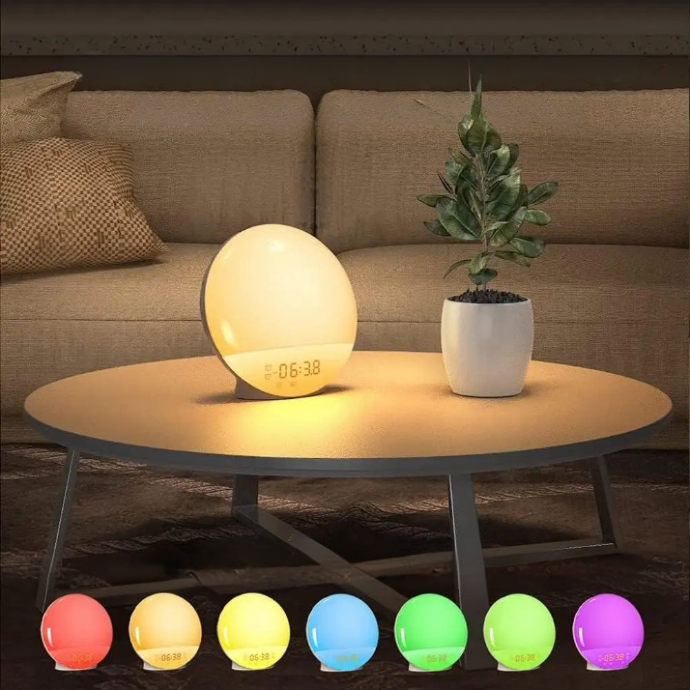 Wake Up Light Alarm Clock with Sunrise Simulation and Dual Alarms
