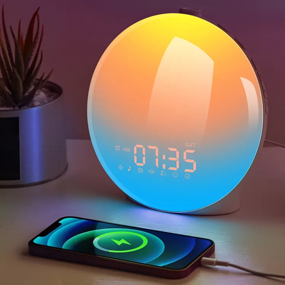 Wake Up Light Alarm Clock with Sunrise Simulation and Dual Alarms