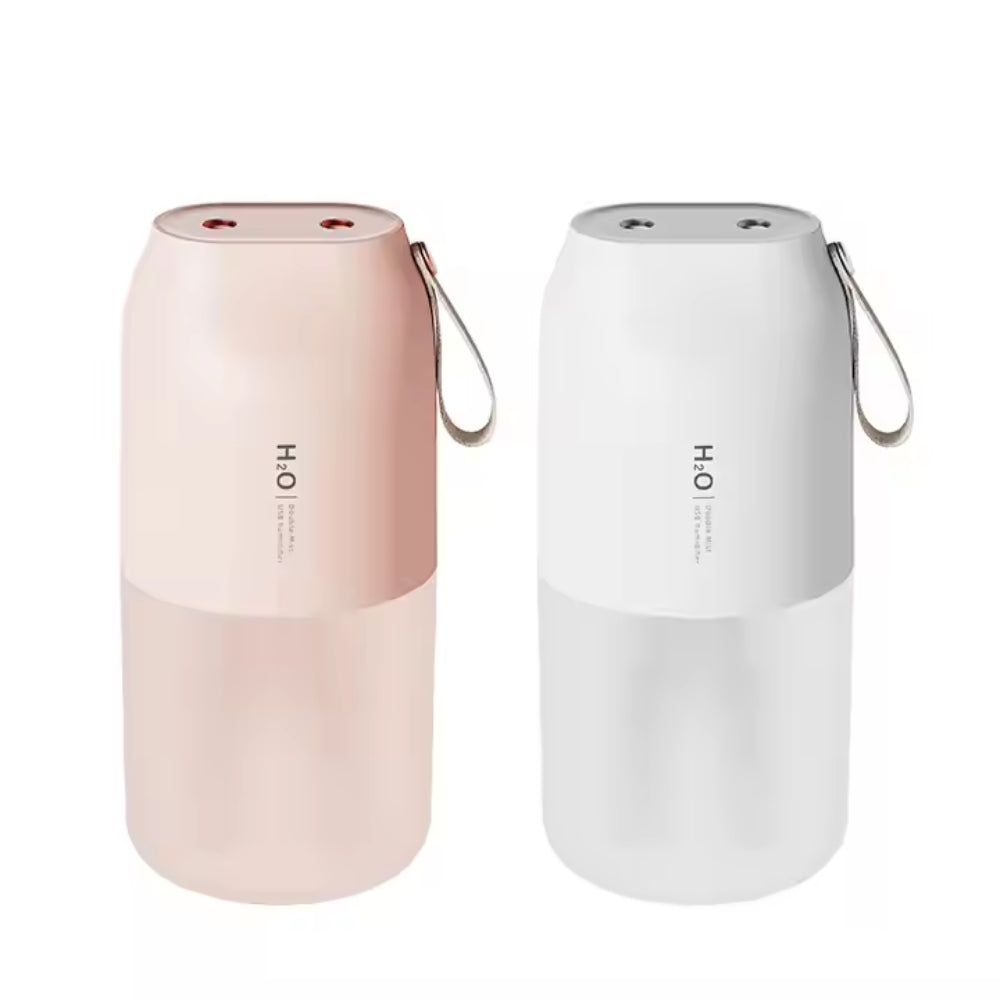Portable Double Mist Air Humidifier with USB Rechargeable Battery