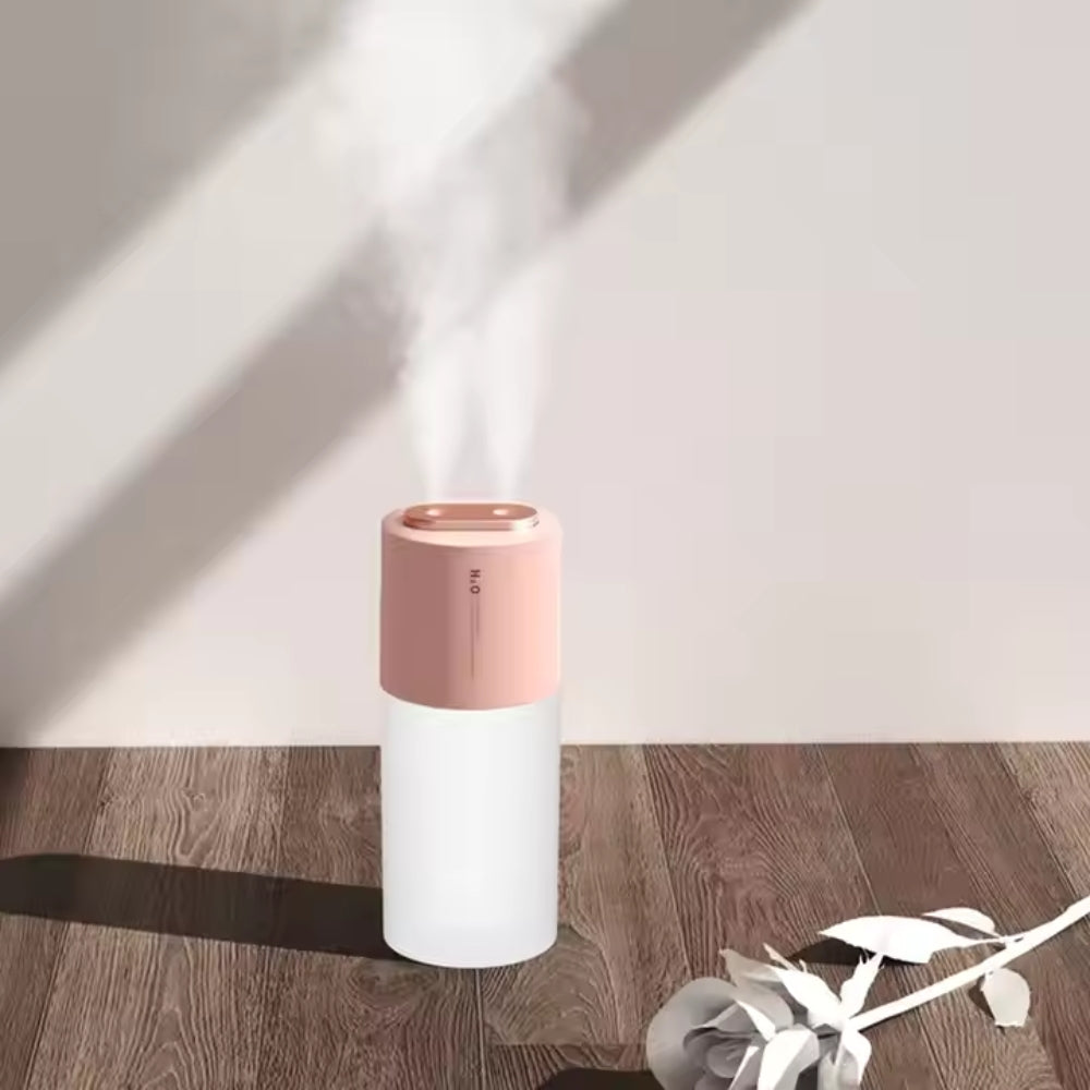 Portable Double Mist Air Humidifier with USB Rechargeable Battery