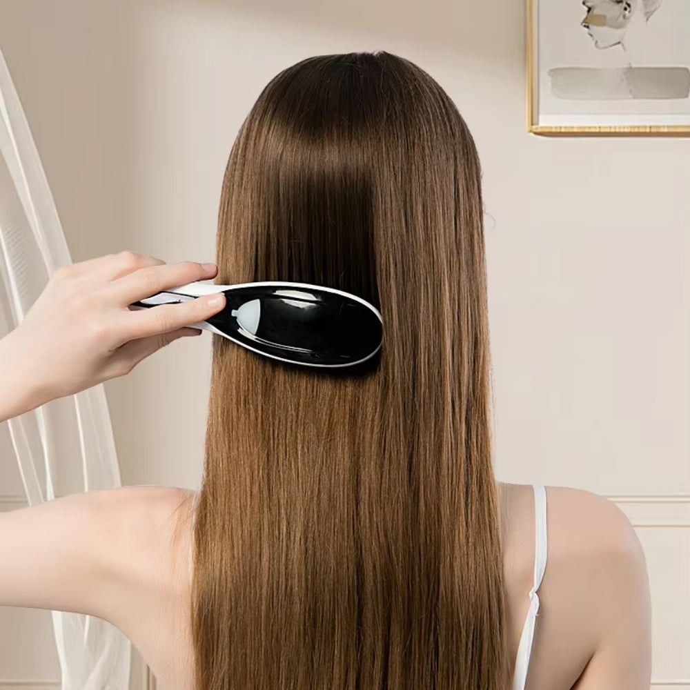 Electric Scalp Massager Comb with LED and Hair Growth Spray Function