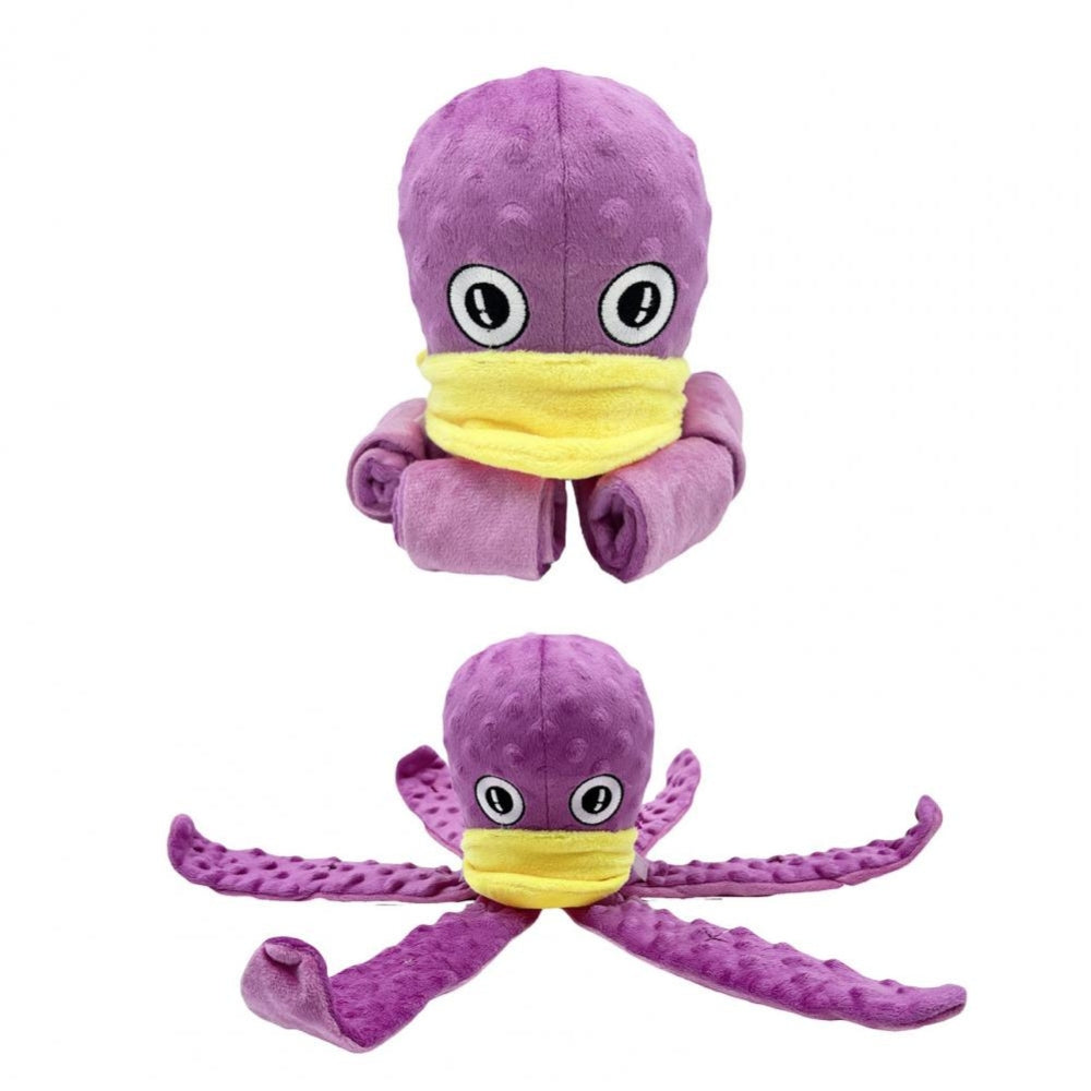 Dog Snuffle Toy Octopus Puzzle Game for Slow Feeding and Enrichment