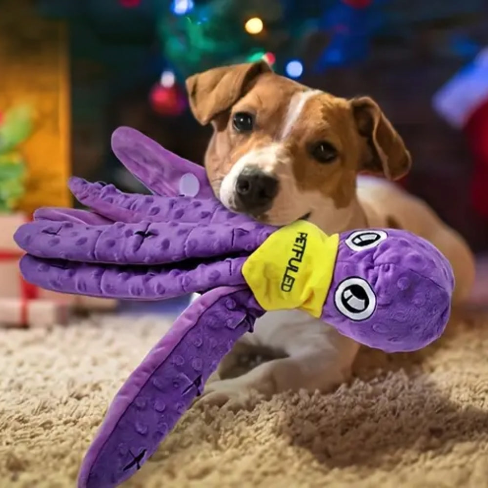 Dog Snuffle Toy Octopus Puzzle Game for Slow Feeding and Enrichment
