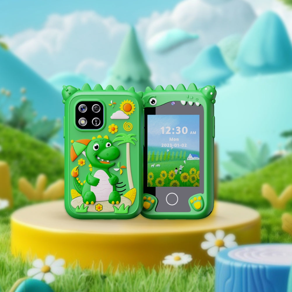 Kids Smart Learning Phone Toy with Music Player and Selfie Camera