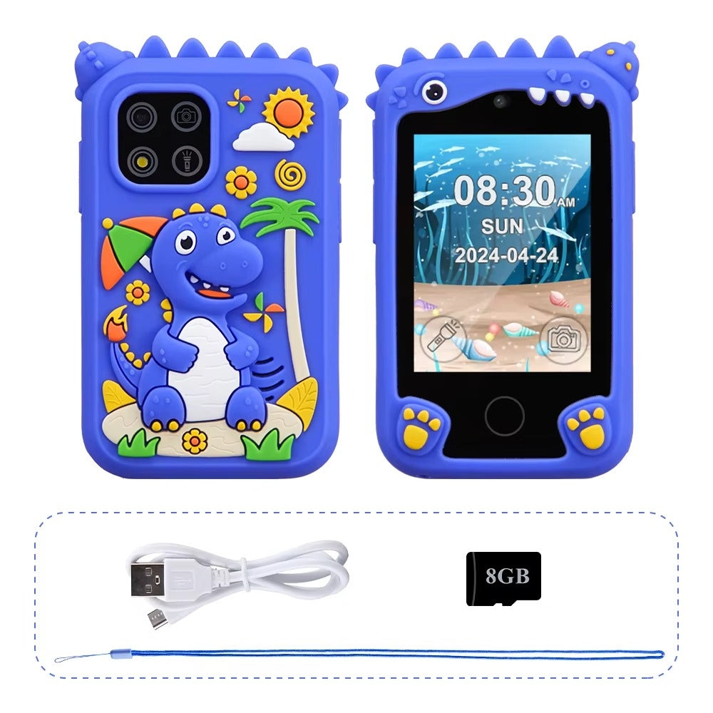 Kids Smart Learning Phone Toy with Music Player and Selfie Camera