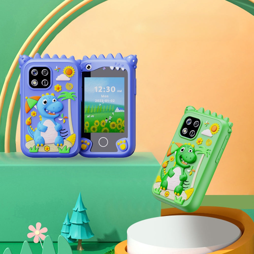 Kids Smart Learning Phone Toy with Music Player and Selfie Camera