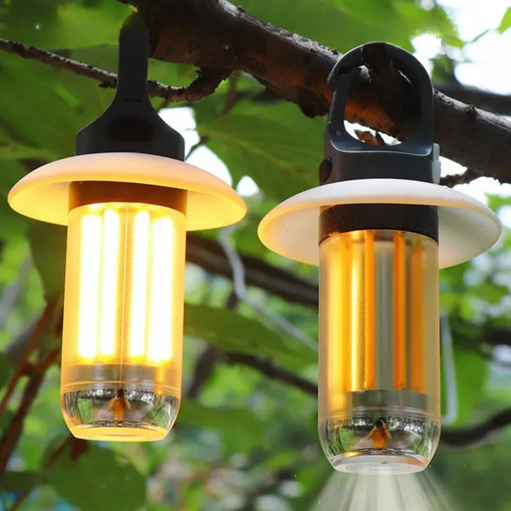 Rechargeable LED Portable Super Bright Flashlight Work Light Waterproof Camping Light