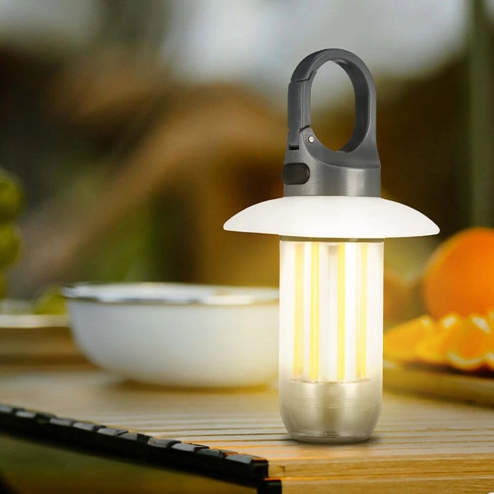 Rechargeable LED Portable Super Bright Flashlight Work Light Waterproof Camping Light