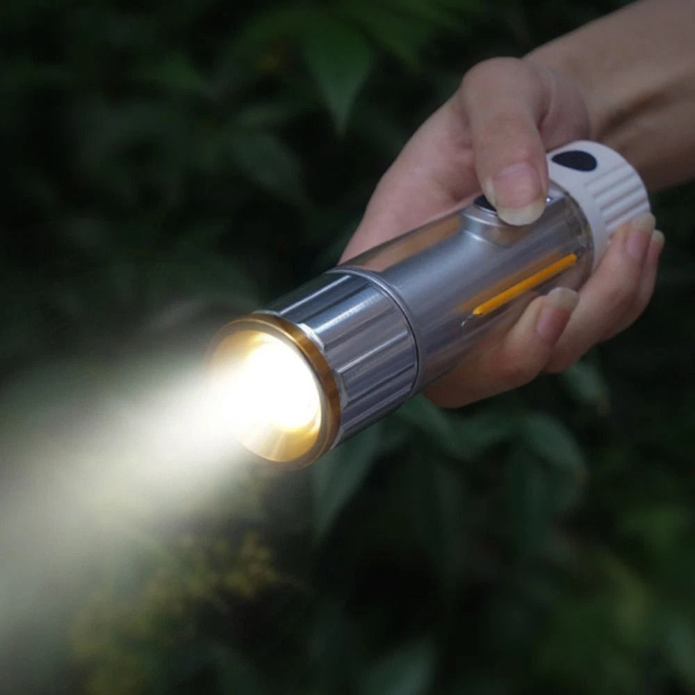 Rechargeable LED Portable Super Bright Flashlight Work Light Waterproof Camping Light