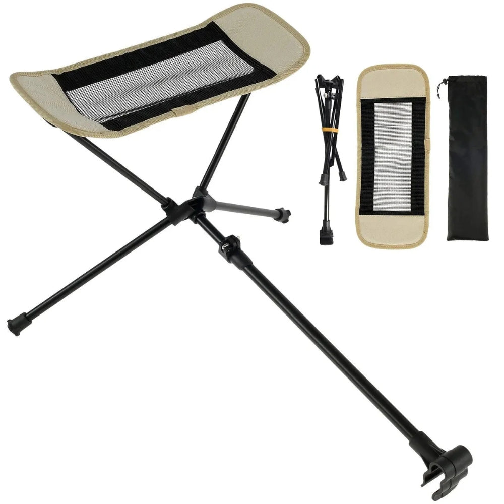Universal Folding Camping Chair Footrest for Outdoor Use