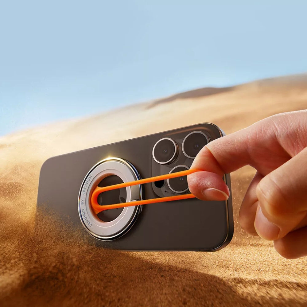 Colorful Magnetic Kickstand Silicone Ring Phone Grip Holder Stand