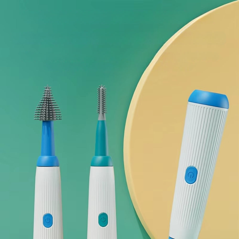 Multipurpose Silicone Cordless Infants Baby Bottle Brushes