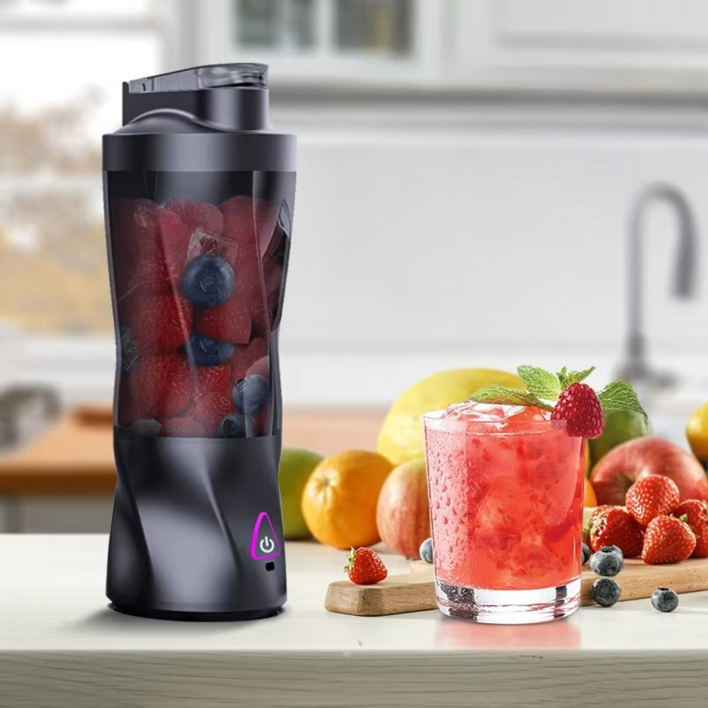 700ML Portable Electric Juicer USB Rechargeable Smoothie Blender
