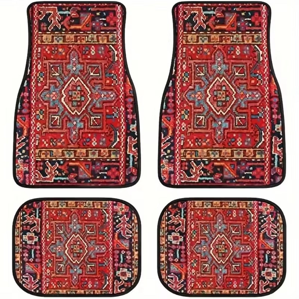 4 Piece Bohemian Car Mats