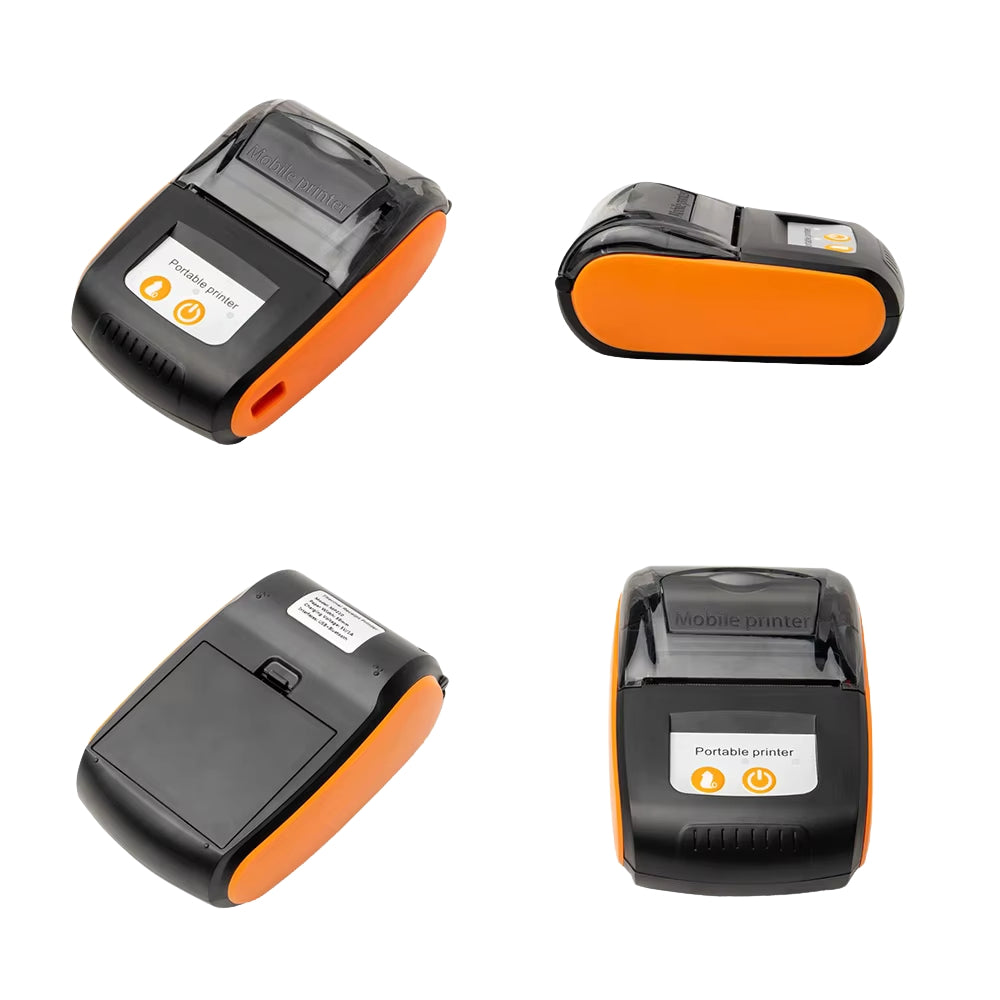 Mini Thermal Printing Wireless BT USB Mobile Receipt Printer