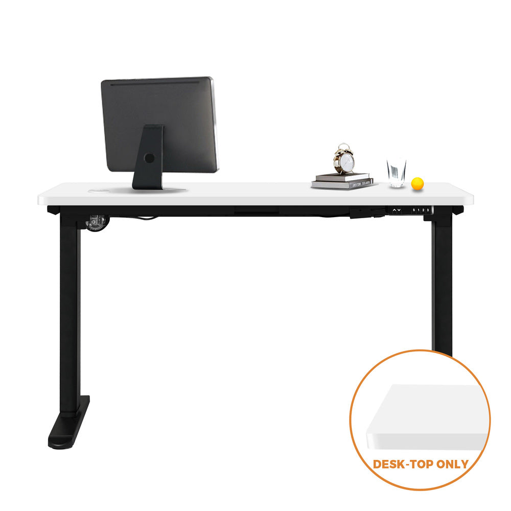 Standing Desk Top with Drilled Hole White 150cm