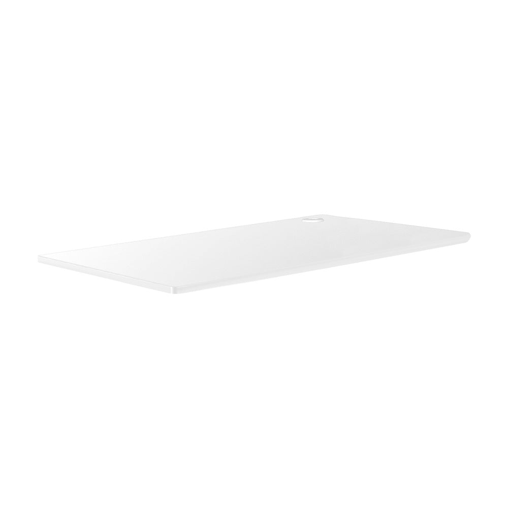 Standing Desk Top with Drilled Hole White 150cm