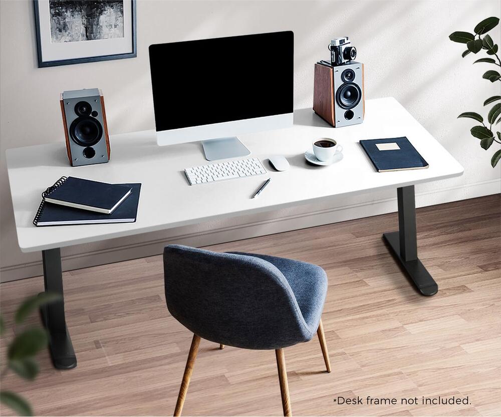 Standing Desk Top with Drilled Hole White 150cm