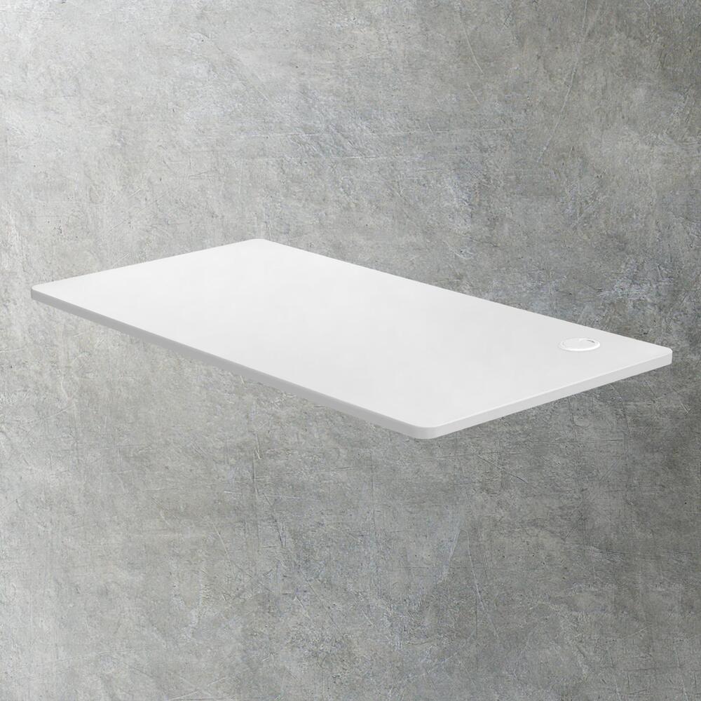 Standing Desk Top with Drilled Hole White 150cm