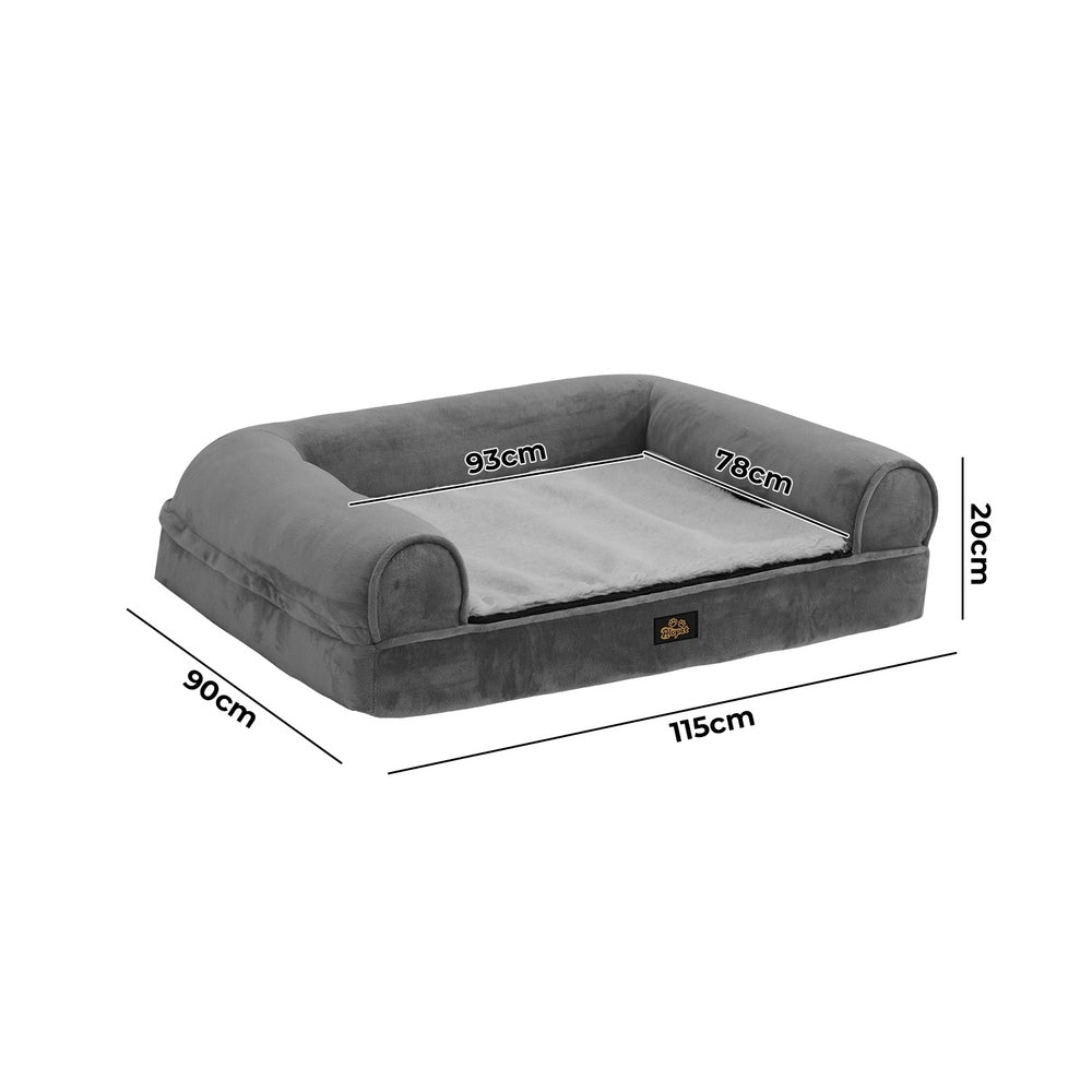 Dog Bed Orthopedic Memory Foam Washable Cushion XL