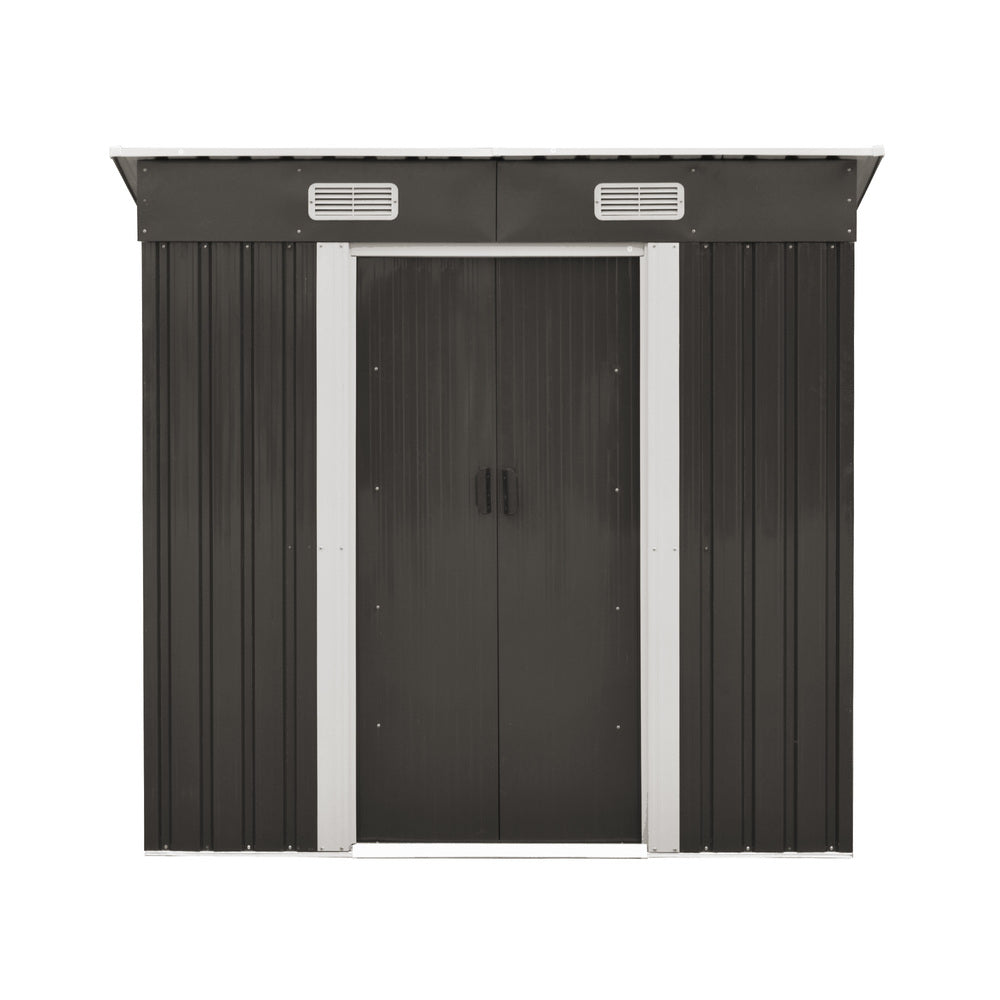 Garden Shed Workshop Cabin Metal House 1.94 by 1.21 m