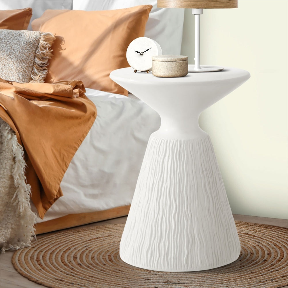 Modern Side Table Terrazzo Indoor Outdoor