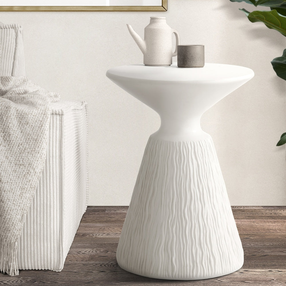 Modern Side Table Terrazzo Indoor Outdoor