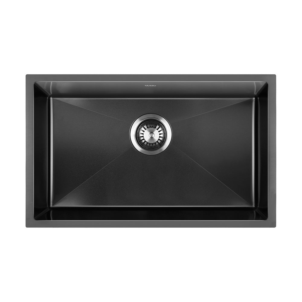 Black Stainless Steel Single Bowl Sink