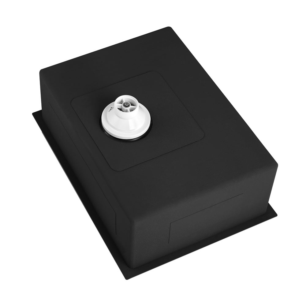 Black Stainless Steel Single Bowl Sink