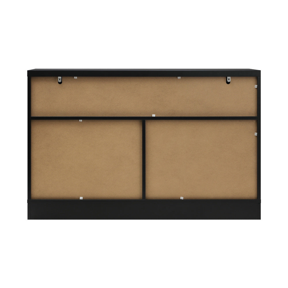 Chest of Drawers 7 Drawers Black