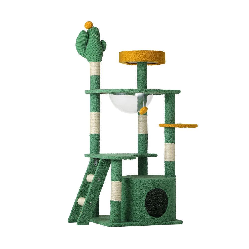 Cat Tree Tower Scratching Post Pet Condo  130cm