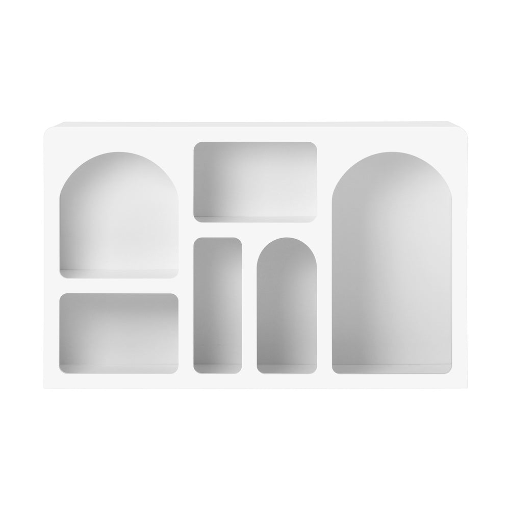 Display Cabinet with 6 Asymmetrical Shelves