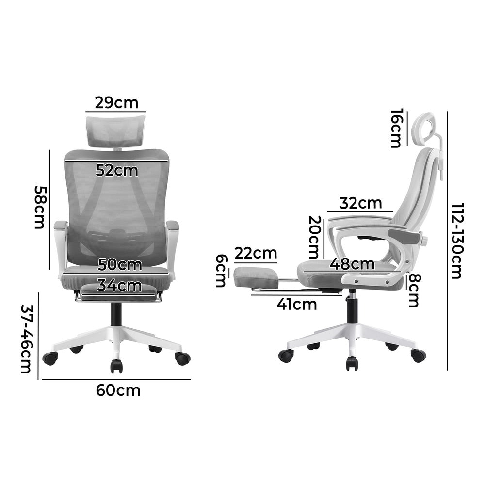 Mesh Office Chair Adjustable Lumbar Support