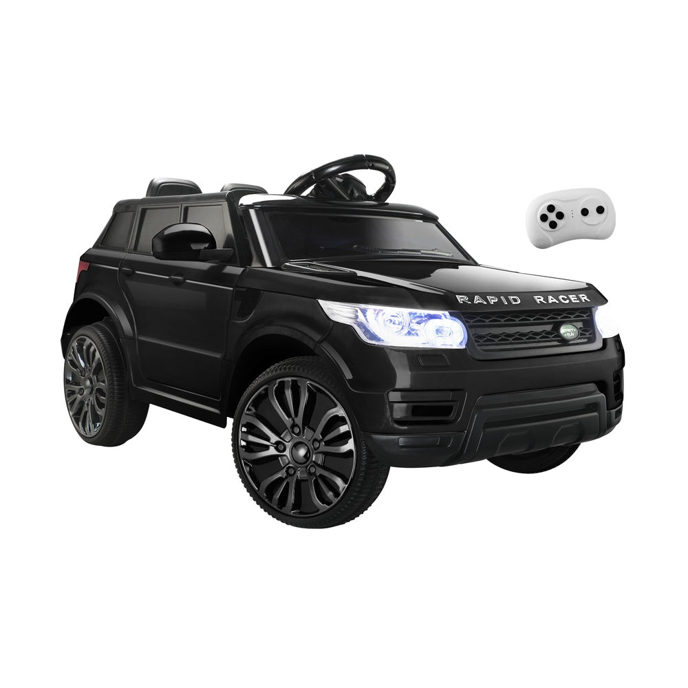 Kids Ride-On Car with MP3 LED Lights Black